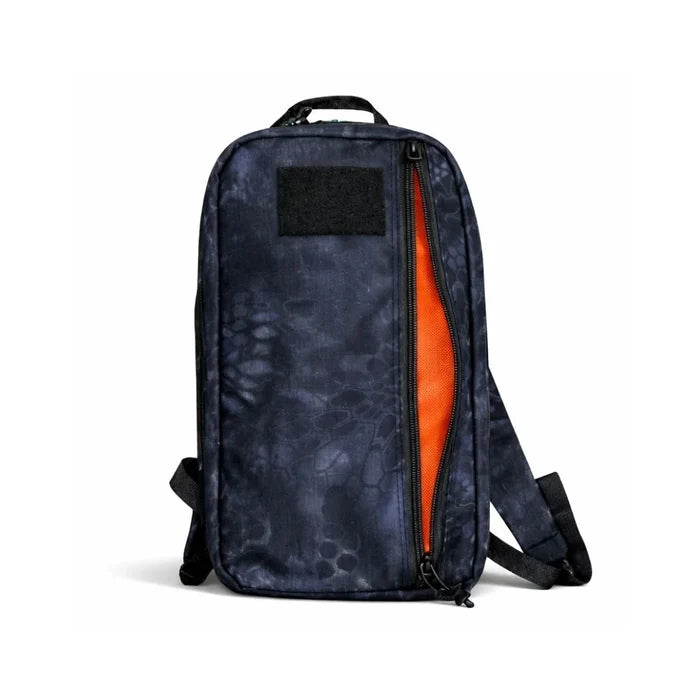 Tactical 12 Hour Backpack in 12 hr typhon by Recycled Firefighter. Quick-access pockets organize essentials efficiently.
