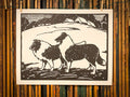 Barnyard Collies Print