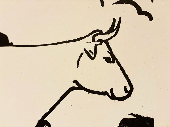 Barnyard Cow Print