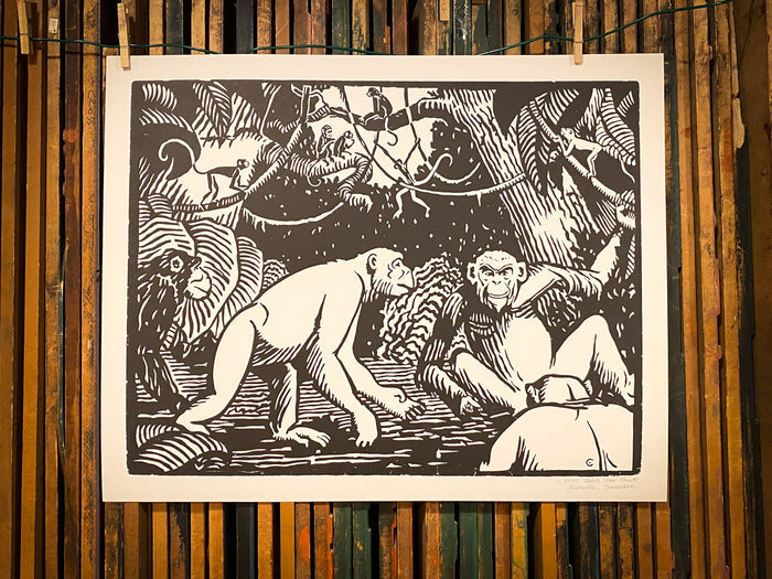 Chimpanzee Print