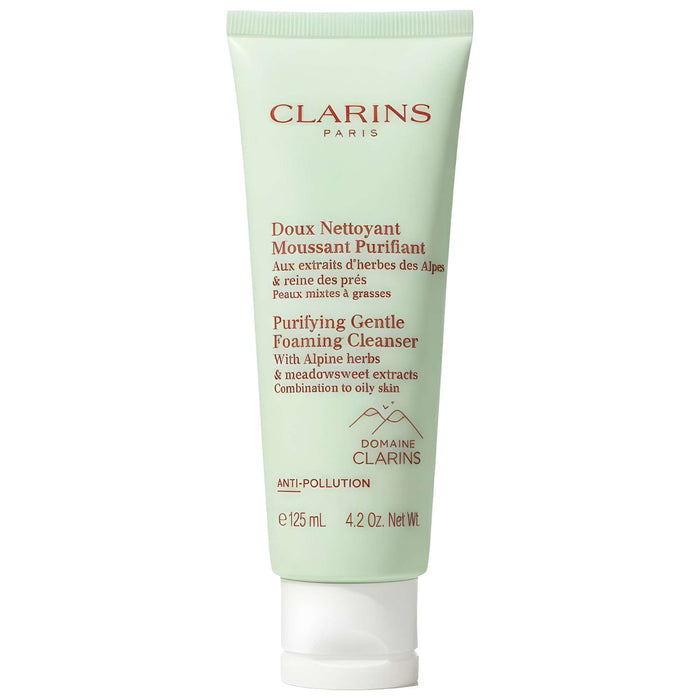 Clarins Cleansers & Toners Purifying Gentle Foaming Cleanser with Alpine Herbs Combination to Oily Skin 125ml
