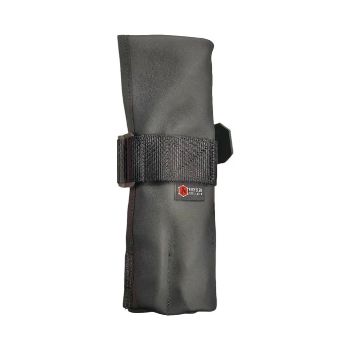 leather black black Combat Leather Tool Roll by Recycled Firefighter. Quality tactical gear celebrating first responder heritage.