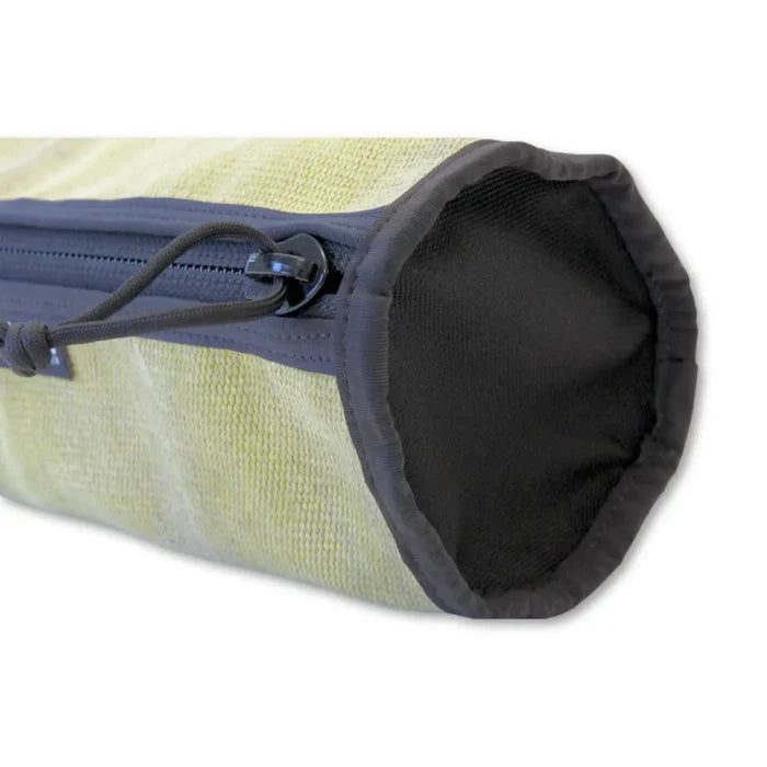 Recycled Firefighter's yellow Fire Hose Dopp Kit. Quality tactical gear built for demanding professional use.