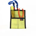 Recycled Firefighter yellow & black Fire Hose Tool Pouch. Professional-grade tactical construction for daily operations.