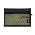 Recycled Firefighter's light yellow & black Flat EDC Pouch Firehose. Quality tactical gear built for demanding professional use.