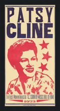 Framed Patsy Cline Poster