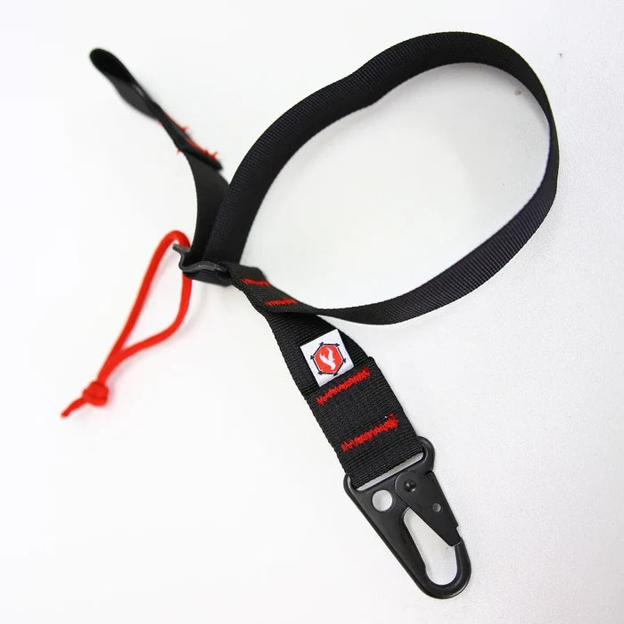 The black Glove Strap from Recycled Firefighter. Tactical quality meets professional design standards.