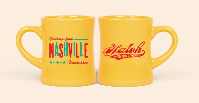 Greetings From Nashville Diner Mug
