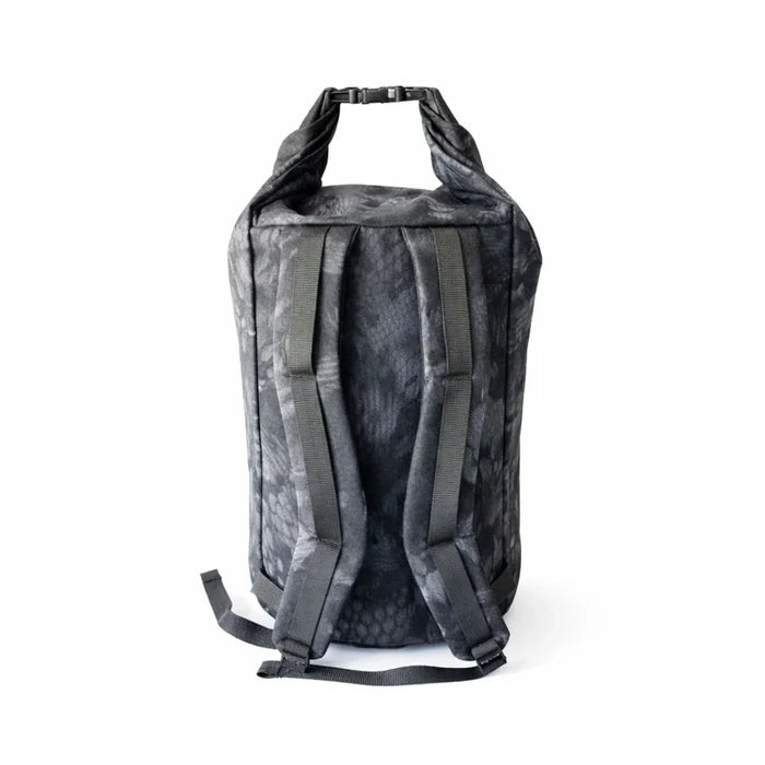 Professional Roll Top Duffle Backpack featuring Typhon by Recycled Firefighter. Honors first responder service with durability.