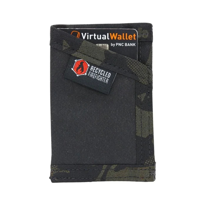 Sergeant Wallet Hypalon Edition by Recycled Firefighter — slim front-pocket EDC wallet built from waterproof Hypalon synthetic rubber, USA handcrafted.
