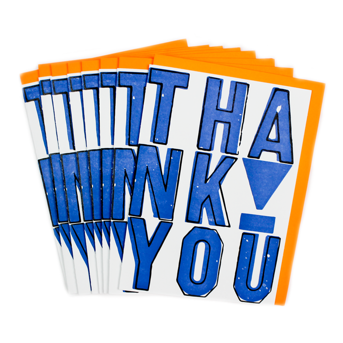 Thanks Outline Card Set