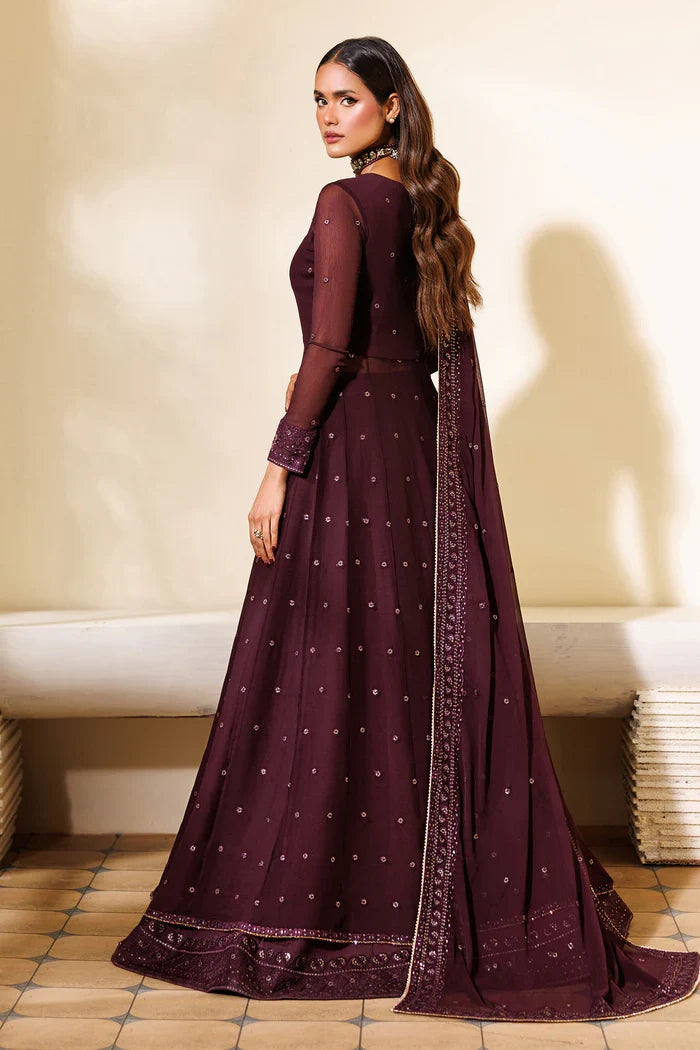 Zarif - ZRF-EMC-23 Three Piece Chiffon